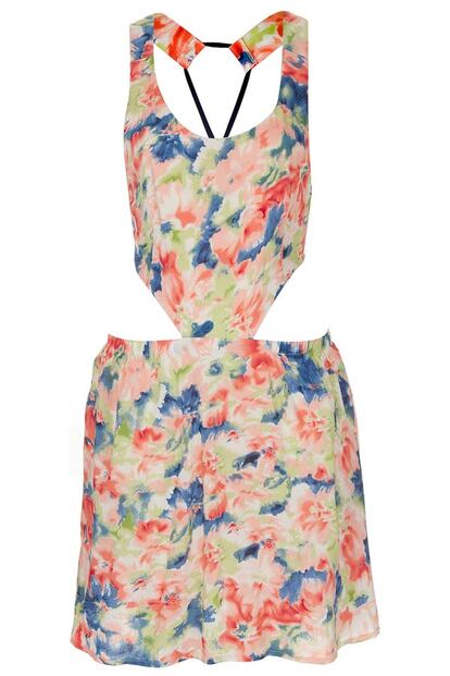 Vestido cut out de Goldie, a la venta en Topshop (70 euros)