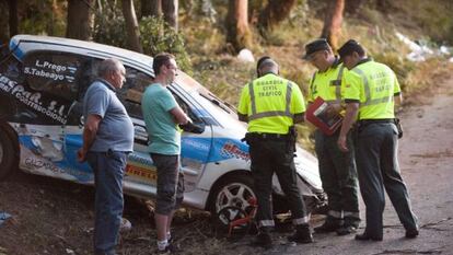 Lugar donde ocurrió el accidente.