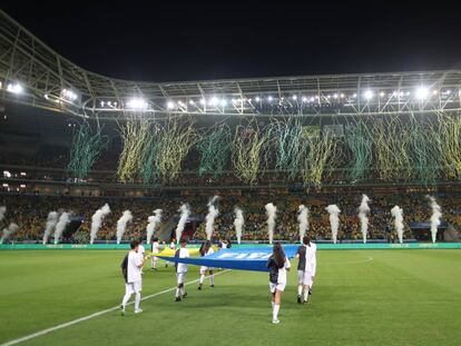 Allianz Parque no último jogo do Brasil nas eliminatórias, contra o Chile.