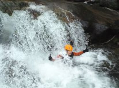 Rapel en el barranco Gargantón.