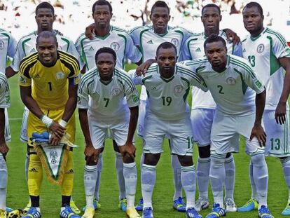 La selección nigeriana.