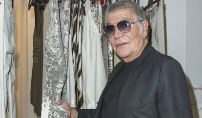 El diseñador Roberto Cavalli en Milán en 2014.