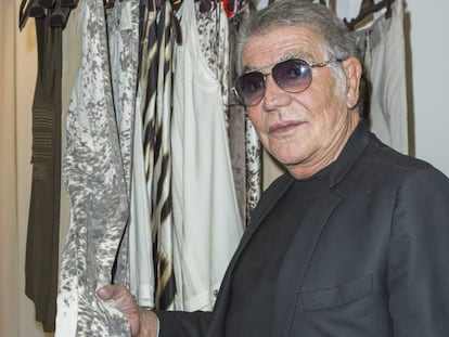 El diseñador Roberto Cavalli en Milán en 2014.