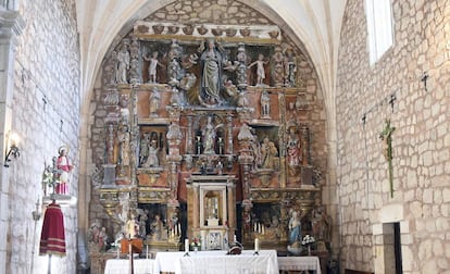 El retablo de Felipe de Vigarny en la parroquia de Cardeñuela Riopico (Burgos).