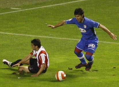 Agüero, durante un lance del encuentro