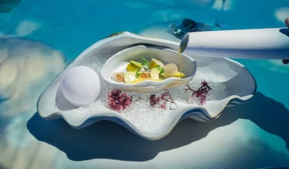 Creación de Dani García para el restaurante Sublimotion (Ibiza).