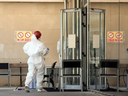 Vista de la residencia geriátrica San Josep en Lleida, donde se ha producido uno de los 14 brotes de coronavirus detectados en la comarca leridana del Segriá.