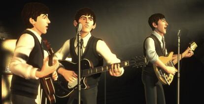 Una instant&aacute;nea del videojuego &#039;The Beatles: Rock Band&#039;.