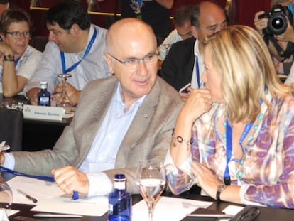 Josep Antoni Duran Lleida i Joana Ortega al Consell Nacional.