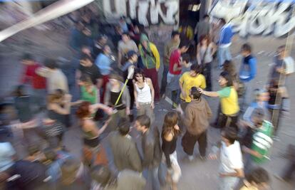 Ambiente de una 'rave', en una imagen de archivo.