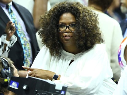 A apresentadora Oprah Winfrey.