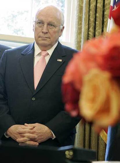 Dick Cheney, durante un acto celebrado el lunes en la Casa Blanca.