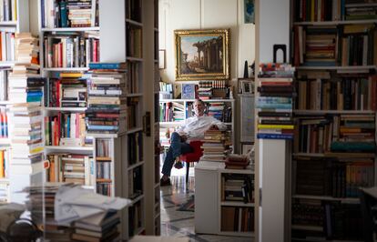 Enric Ucelay-Da Cal, al seu pis de l'avinguda Diagonal.