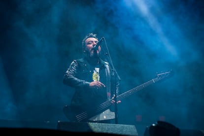 Paco Ayala de Molotov, en el Vive Latino 2018, en Ciudad de México