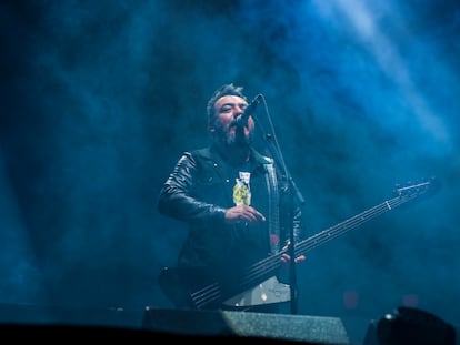 Paco Ayala de Molotov, en el Vive Latino 2018, en Ciudad de México.