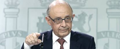 El ministro de Hacienda, Cristóbal Montoro.