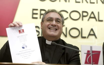 El nuevo portavoz de la Conferencia Episcopal, Jos&eacute; Mar&iacute;a Gil Tamayo.