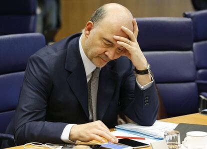 El comisario europeo de Asuntos Económicos, Pierre Moscovici