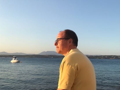 David Cabero, director general de BIC Europa, entrena su mente junto al mar.