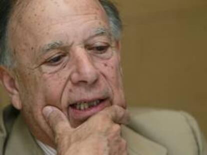 Fotografía tomada el pasado 17 de junio en la que se registró al presidente del Círculo Fortuny, Carlos Falcó, quien afirmó que el conjunto de las empresas de la asociación están en una situación "mucho mejor" que hace cinco años a pesar de la crisis en España. EFE/Archivo