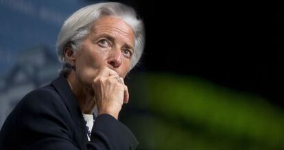 Christine Lagarde, directora del FMI.