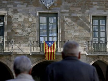 Façana de l'Ajuntament de Manresa.