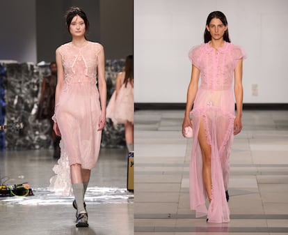 Colección PV25 de Simone Rocha y Cecilie Bahnsen.