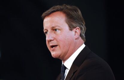 David Cameron, en la conferencia del negocio del juego de la Commonwealth en julio.