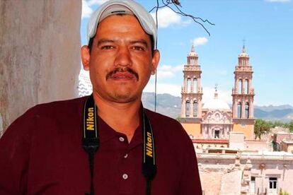 El fotoperiodista Jaime Castaño Zacarías, asesinado en Jerez, Zacatecas (México).