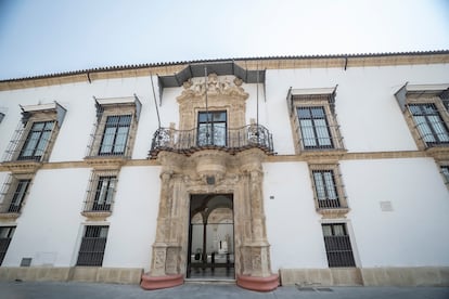 Una vista del Palacio Bertemati, en Jerez. Foto Fernando Ruso
