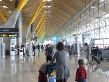 Sala de Espera de la Terminal T4 del aeropuerto de Madrid.