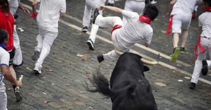 Primer encierro de San Farmín 2018.