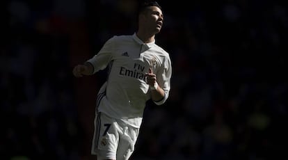Cristiano Ronaldo, durante el partido ante el Leganés.