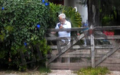 Far-right fugitive Ignacio José Fernández Guaza, at his home in Ingeniero Maschwitz (Buenos Aires), October 2023.