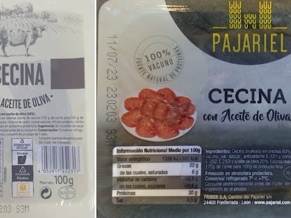 Los dos productos retirados por contener listeria.