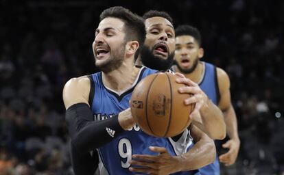 Ricky Rubio y Patty Mills.