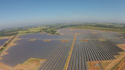 Una planta fotovoltaica.