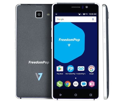 El FreedomPop V7 es un terminal Android.