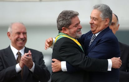 Lula y Fernando Henrique Cardoso