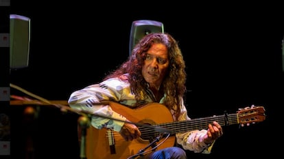 Tomatito, durante su concierto de ayer en el festival Suma Flamenca.