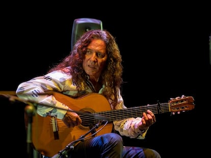 Tomatito, durante su concierto de ayer en el festival Suma Flamenca.