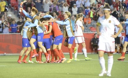 Vero Boquete lamenta la eliminación de España y Corea celebra su clasificación.