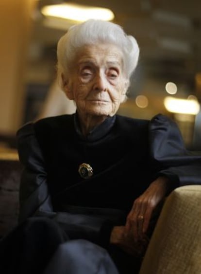 Rita Levi- Montalcini, Premio Nobel de Medicina en 1986, en una imagen datada en 2008.