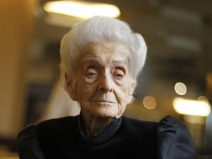 Rita Levi- Montalcini, Premio Nobel de Medicina en 1986, en una imagen datada en 2008.