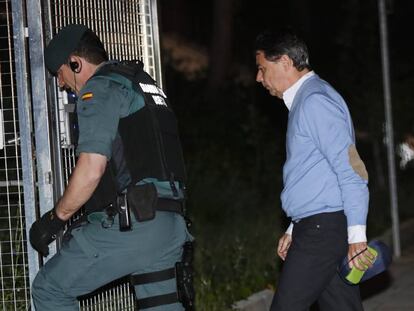 Ignacio Gonz&aacute;lez, cuando fue detenido.