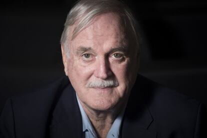 John Cleese, ayer en Barcelona.