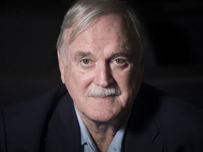 John Cleese, ayer en Barcelona.