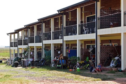 Algunas de las casas en la comunidad El Paraíso Verde.