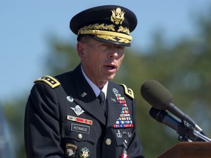 El general Petraeus en la ceremonia de su jubilaci&oacute;n del Ej&eacute;rcito de 2011. 