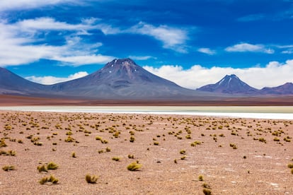 Salar de Aguas Calientes en el Desierto de Atacama